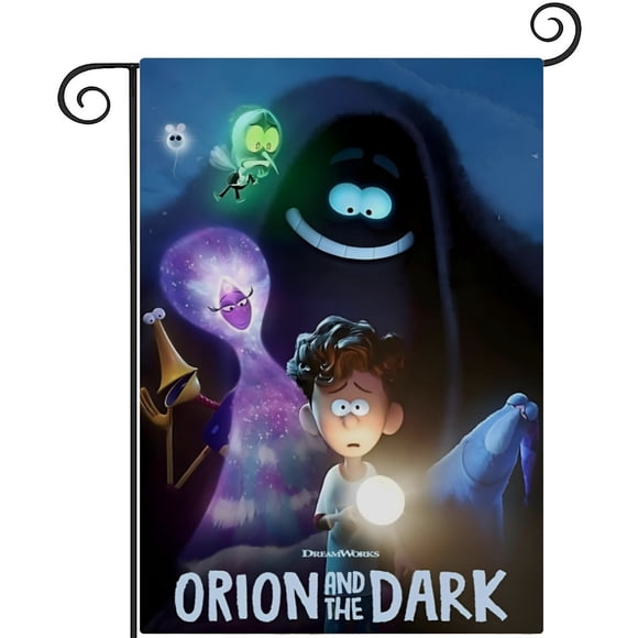 Orión y la Oscuridad-bandera de jardín temática. Regalo perfecto para fans, amigos y familiares, ideal para actividades al aire libre y decoración de fiestas.28CM*45CM