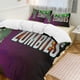 thumbnail image 1 of Plants Vs Zombies Quilt Set Thicken Soft 3 Pieces Bedding Set All Season Duvet Cove with 2 Pillowcases for Adult Women Girls Teens Home Room Decor, 1 of 5