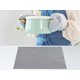 thumbnail image 4 of REGALWOVEN Juego de 6 Manteles Individuales de Poliéster para Decoración de Mesa de Comedor de Cocina Resistentes al Calor Manteles Individuales Gris 18*12in, 4 of 6
