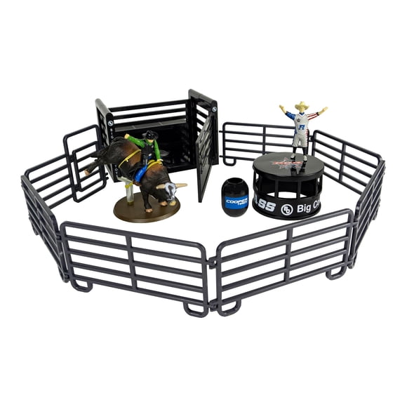 Juego de 13 piezas Toy Playset Big Country Toys PBR Bull Riding