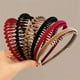 thumbnail image 1 of Hair Clip Frosted Color Headband Women's Non-slip Band Teeth Simple Pressure Headband Face Headband Hair Accessories, 1 of 5