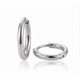thumbnail image 1 of Aros Argolla Plateados Baño de Plata Mujer, 1 of 3