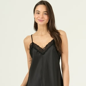 Bbz Barbizon - Camisa De Dormir Mini Blue Negro