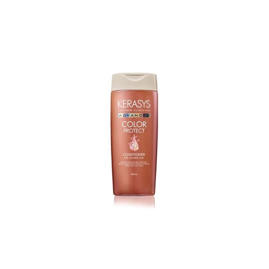 Kerasys - Acondicionador Coreano Para Cabellos Decolorados, Advanced Color Protection Conditioner 400ml