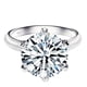 thumbnail image 1 of 1/2/3/5ct Moissanite Ring 925 Sterling Silver Engagement Wedding Ring For Female Suitable For Banquet Party Official Occasions Anniversary Gift, 1 of 5