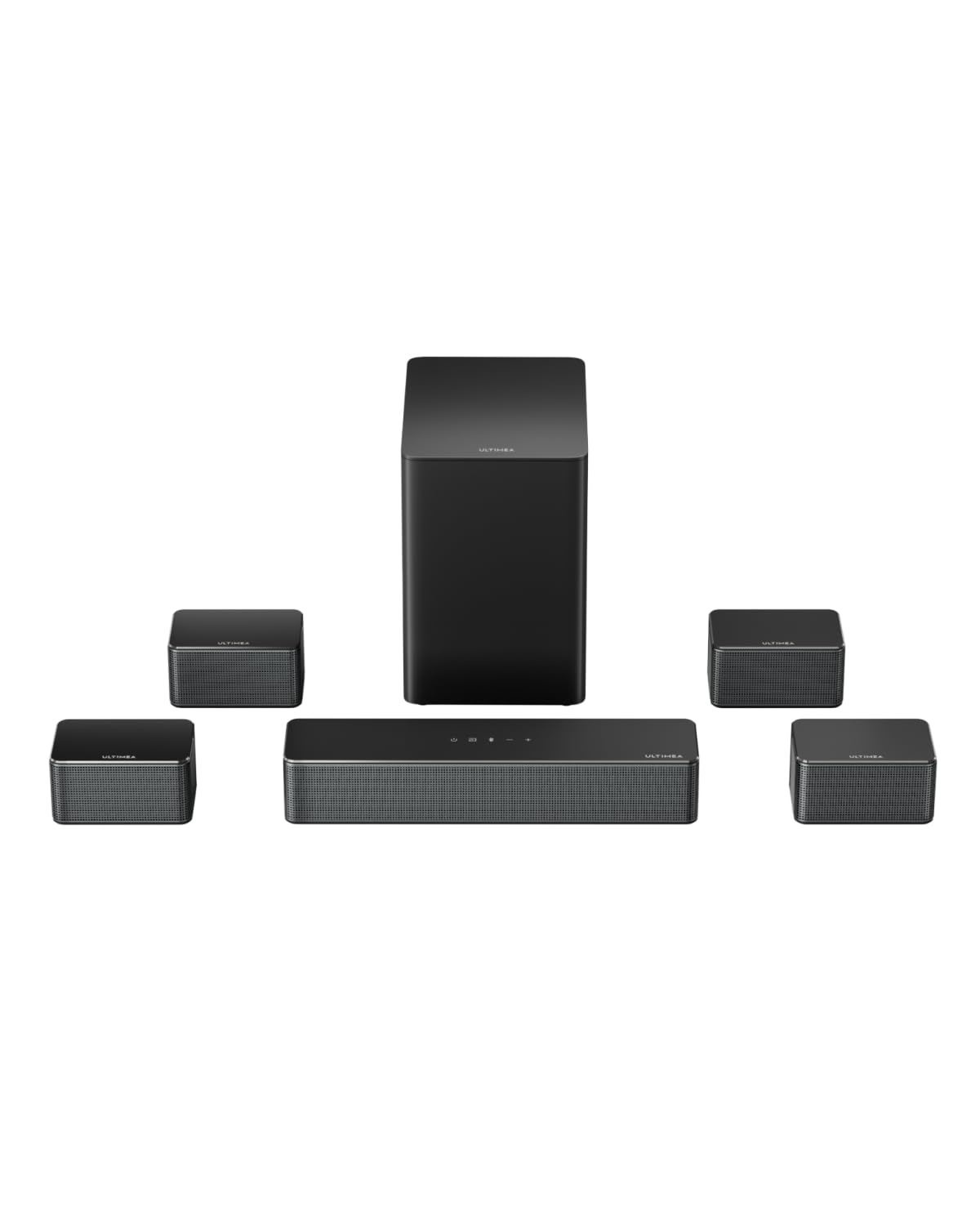 Barra De Sonido Ultimea Poseidon D70 7.1 Canales 410 W Con Subwoofer Inalámbrico