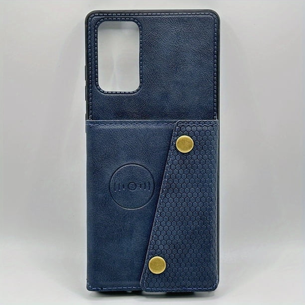Samsung Note9/10+, Note20 Ultra, & Card Holder Leather Case: Anti-Fall Bracket Wallet Protective Cover for Your Phone!
