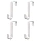 thumbnail image 5 of 4 Ganchos Portátiles Para Colgar Sobre La Puerta, Para Armario, Cocina, Sala De Estar, Color Blanco, 5 of 5