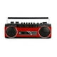 thumbnail image 2 of Riptunes cassette boombox, retro blueoth boombox, reproductor y grabadora de cassette, AM/ FM/ SW-1-SW2 Radio-4 Band Radio, USB y SD, rojo, 2 of 2