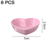 thumbnail image 2 of Juego de cuencos para mojar, cuenco con forma de corazón, plato de porcelana para salsa de soja, mini plato para condimentos para mermelada, 2 of 5