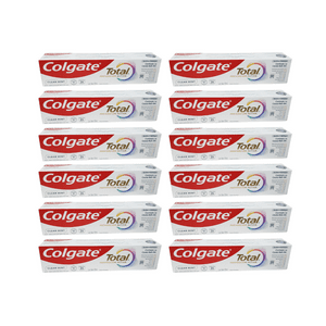 Pack 12 Colgate Total Clean Mint 150 Ml Protección Completa 24 Hrs