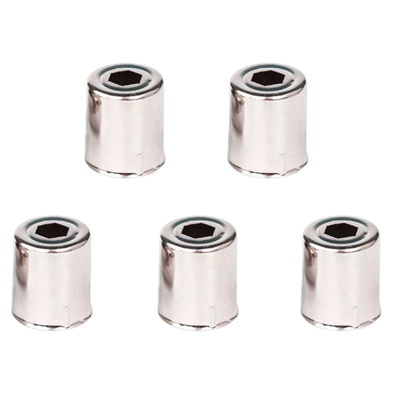 Magideal - 5 Piezas De Repuesto Para Microondas, Tapas Para Horno, Ligeras, De Gran Capacidad De Soporte, Repuestos Para Horno, Piezas De Reparación Para Oficina Gris Oscuro 18x15mm