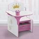 thumbnail image 2 of Silla de escritorio Delta Children Princess Crown rosa y blanca 52 x 58 x 59 cm, 2 of 3