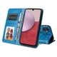 thumbnail image 5 of Funda tipo cartera FOXDOCK para Samsung Galaxy A14 5G , diseño girasol en relieve, cuero PU, cierre magnético, soporte y tarjetero, 5 of 5