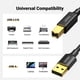 thumbnail image 2 of Cable de impresora UGREEN USB A a B de 1,5 m de alta velocidad para HP y Canon, 2 of 9