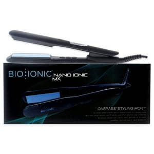 Bio Ionic - Onepass Hierro Moldeador Nanoiónico Mx - Negro De Para Mujeres - Hierro Plano En Pulgadas