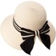 thumbnail image 1 of Comhats - Sombrero de paja flexible para playa y verano para mujer, plegable, con ala ancha y protección solar UPF50, 55-60 cm, 1 of 6