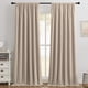 thumbnail image 1 of Cortinas Joydeco de terciopelo beige opacas térmicas 132 x 228 cm, 1 of 9