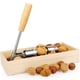 thumbnail image 2 of Cracker Nut Cracker Pecan Cracker Herramienta de Cracker de Noces con tazón de caja de madera, pecanes, avellanas, 2 of 3