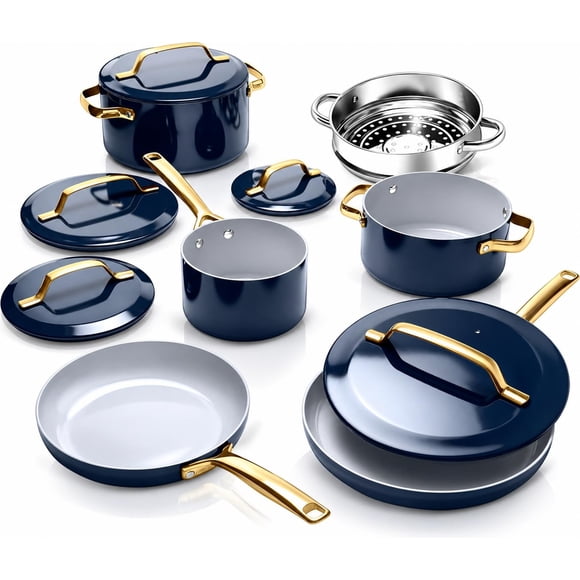Juego de Cocina GOTHAM STEEL 11 Piezas Cerámica Antiadherente