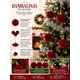 thumbnail image 4 of Set X6 Esferas Navideñas De Terciopelo Adornos Árbol Navidad Burdeos, 4 of 4