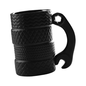Bothyi - Taza De Café Con Neumático De Rueda, Taza De Desayuno Única Para Hombres, Taza De Té De Cerámica