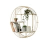 thumbnail image 2 of Repisa Estante Pared Metal Dorado Flotante, 2 of 3