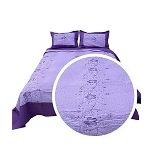 Fei Ya - Cubrecama Quilt De Verano 2 Plazas Bordado A4