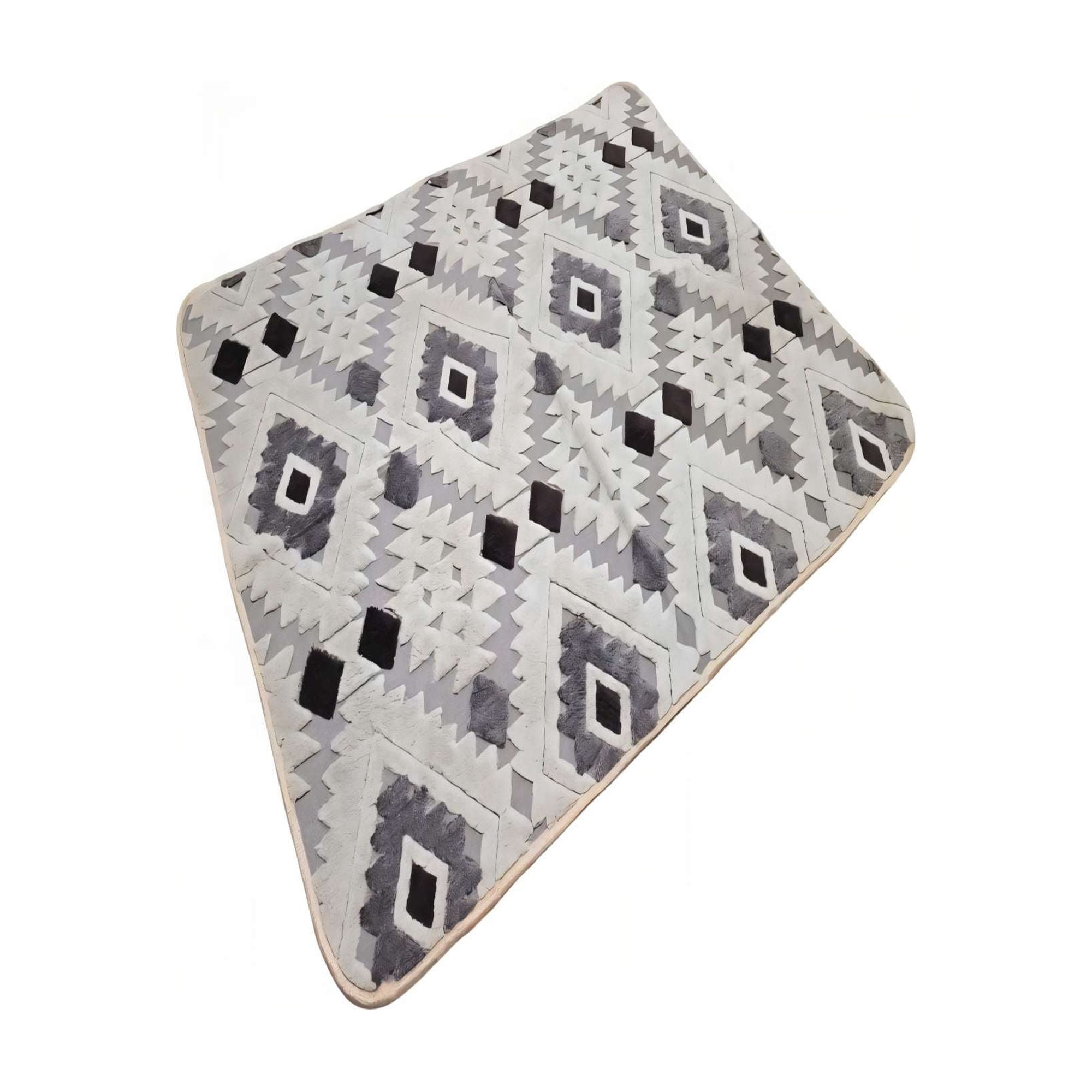 Genérico - Alfombra 150x200 Cm Texturizada Con Diseno F1