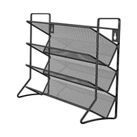 Bothyi - Organizador De Especias De 4 Capas, Organizador De Condimentos Para Cocina, Baño, Despensa, Color Negro