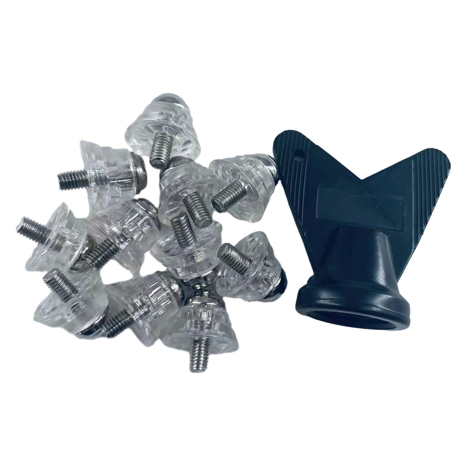 Magideal - 12 Uds. Clavos De Repuesto Para Botas De Fútbol Antideslizantes M5, Accesorios Para Zapatos De Pista De Césped, Tachuelas De Fútbol Para Zapatillas
