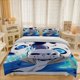 thumbnail image 1 of Skull Guardian Sans Skeleton Guardian Sans Theme Bedding Three-Piece Set Duvet Cover Pillowcase Set, 1 of 5