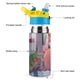 thumbnail image 3 of Leo Botella de Agua con Tapa Pop Top de Un Toque, Acero Inoxidable, a Prueba de Fugas, para Deportes, Botella Infantil azul 12 oz, 3 of 6