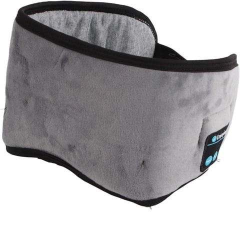 Genérico - Antifaz Máscara Para Dormir Auriculares Bluetooth 5 0 Color Gris Unicolor