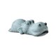 thumbnail image 5 of Animal De Piedra Arenisca Verde Mini Té Mascota Estatuilla Decoración Recuerdo Hipopótamo, 5 of 5