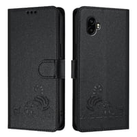 Funda Tipo Cartera Foxdock Para Samsung Galaxy Xcover 6 Pro Con Soporte, Ranuras, Rfid, Diseño De Gato