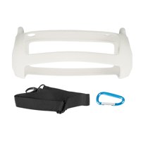 Magideal - Estuche De Silicona Con Correa Para El Hombro Y Mosquetón Bolsa De Almacenamiento De Funda De Transporte Portátil Impermeable Para Flip 5 Gris Plateado