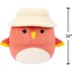 thumbnail image 4 of Peluche Squishmallows Lullabi 30 cm – Colibrí Coral con Gorra, 4 of 9