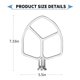 thumbnail image 4 of Accesorio de paleta mezcladora XINBOOGQ de acero inoxidable 5-6QT, 4 of 8
