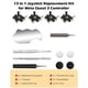 thumbnail image 5 of Kit de reemplazo de joystick 13 en 1 para controlador Meta Quest 3, con 4 joysticks, destornillador, pinzas, herramienta de palanca, 4 tapas de agarre para pulgar, 5 of 5