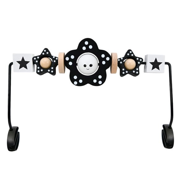 Barra de Juguetes para Columpio de Bebé Welgep, Negro, Compatible con Baby Bjorn