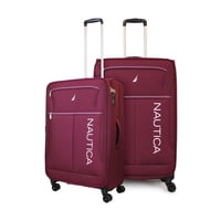 Pack 2 Maletas De Tela M+L Nautica Valencia 20K Y 23K Burdeo