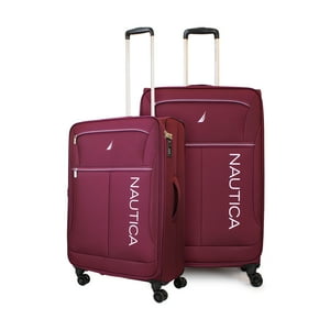 Pack 2 Maletas De Tela M+L Nautica Valencia 20K Y 23K Burdeo