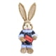 thumbnail image 2 of Estatua De Conejo De Paja Linda Figura De Conejito De Pascua Para Gabinete Decoración De Sala De Estar Estilo D, 2 of 3
