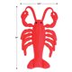 thumbnail image 2 of Decoración inflable grande de langosta roja Beistle, 2 of 7