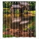 thumbnail image 1 of Cortina de ducha Watermill Nature, juego de cortinas de baño con ganchos, tamaño 66 x 72 pulgadas, 1 of 3