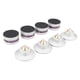 thumbnail image 2 of Base De Soporte De Puntas De Aislamiento De Altavoz De Aluminio Para Tocadiscos Amp Silver 4pcs, 2 of 5