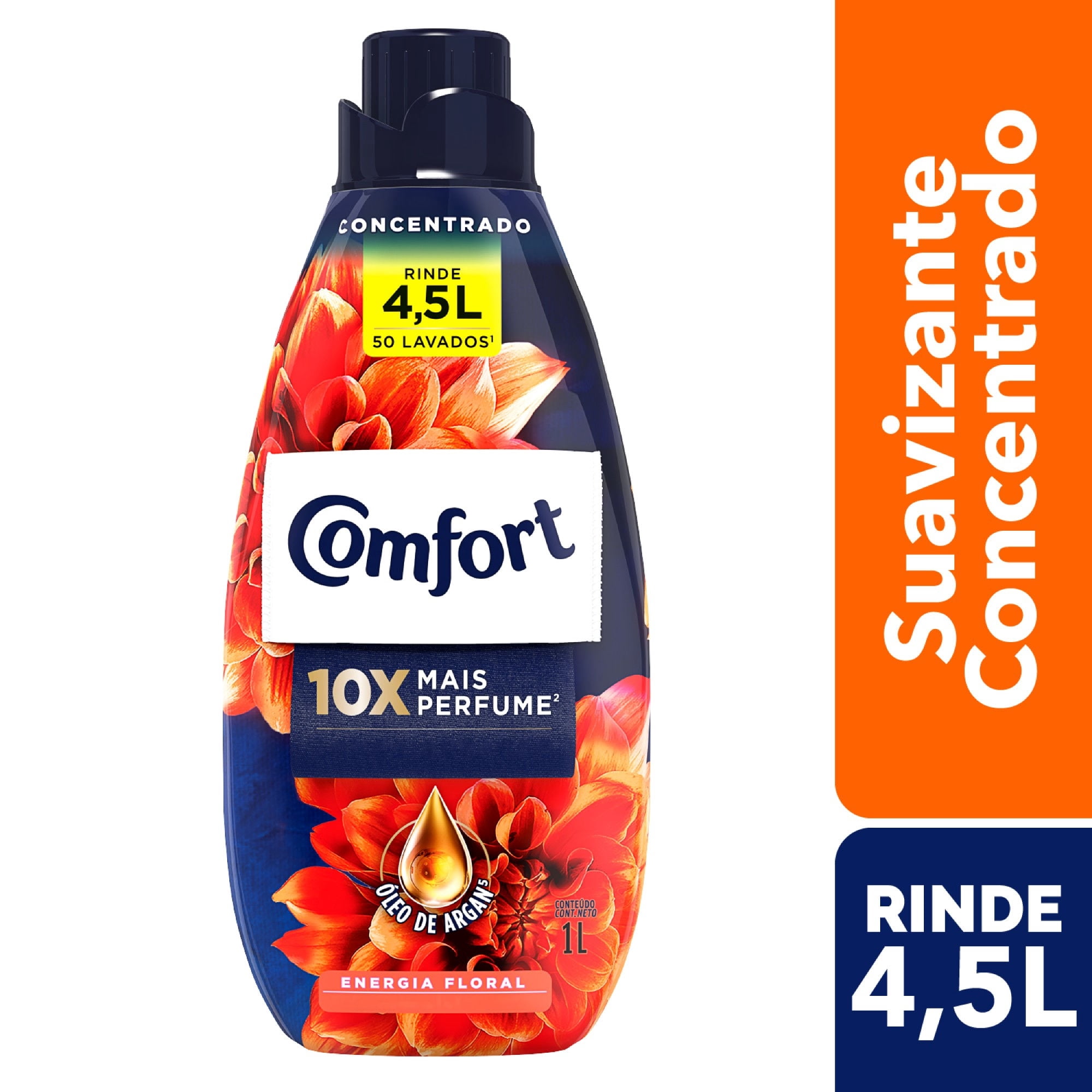 Suavizante Líquido Concentrado Hydra Serum Botella 1 L Comfort