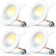 thumbnail image 1 of Amico 4 Pack 56 inch 5CCT LED Recessed Lighting, Retrofit C, 1 of 3