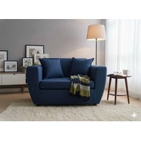 Deco Outlet - Sofa Kansas 2C Tela Azul